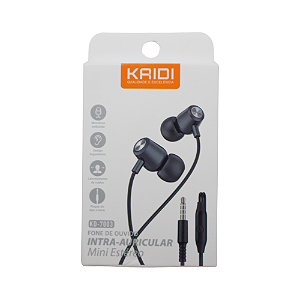 Fone de Ouvido Intra-Auricular (KD7003)