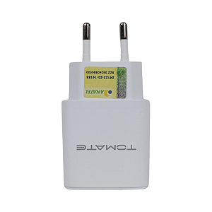 Kit Carregador Turbo 2 Entradas c/ Cabo Tipo C p/ Tipo C (TT3022C)