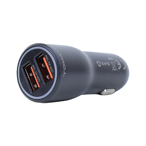 Kit Carregador Veicular 2 Saídas c/ Cabo USB p/ Tipo C (TC3621C)