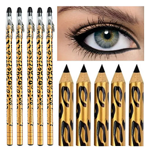 Lápis Delineador Bella Femme Lápis De Olho Preto Onça