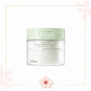 Celimax Toner Pad Ji Woo Gae Cica BHA Blemish Toner 60Pads