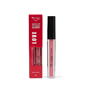 Gloss Lip Volumoso Max Love Quente 5ml