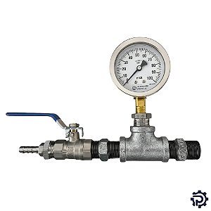 Kit Teste de Estanqueidade para Tubulações – 0 a 100 MCA