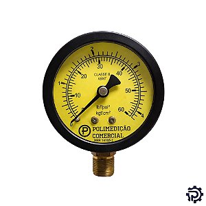 Manômetro de Pressão para Filtro de Piscina 0 a 60 PSI