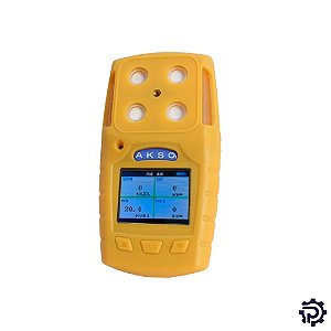 Detector 4 Gases Portátil H2S O2 LEL CO c/ Alarme e Datalogger