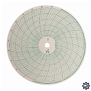 Carta Gráfica Circular 15 a 115°C c/ 100 Folhas p/ Registrador