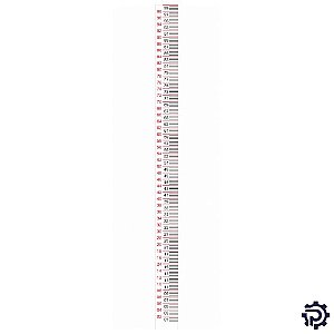 Régua Linimétrica Padrão ANA RAL7 2x70x1000mm Medição de Nível