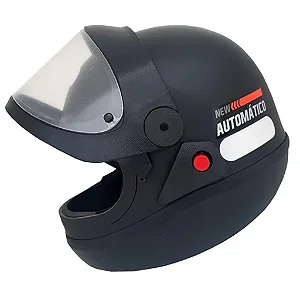 CAPACETE EBF AUTOMATICO SOLID PRETO FOSCO