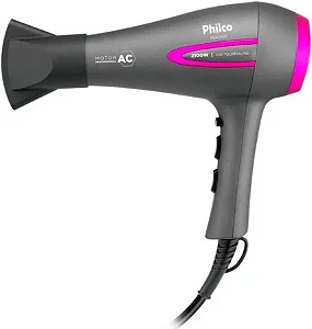 Secador de Cabelos Philco 2100W PSA3300 Íons Tourmaline