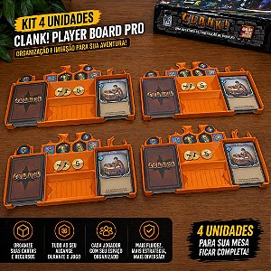 Clank! Player Board Pro – Organizador de Jogador (4 unidades)