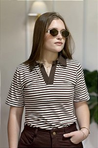 T-Shirt Lais - Polo Listrada