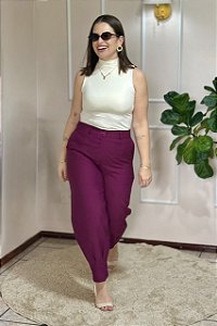Calça Tita Alfaiataria - Modelagem Cenoura