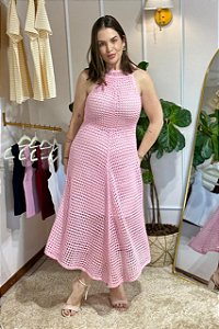 Vestido Jéssica - Tricô estilo Crochê