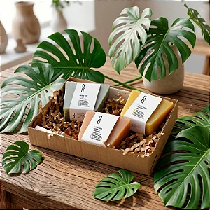 Kit Trio Sabonetes Solar + Equilíbrio + Frescor