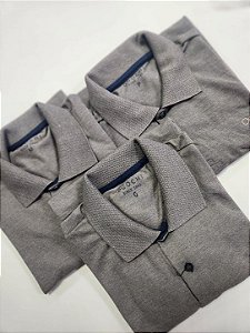 Camisa Polo Masculina Manga Curta Slim