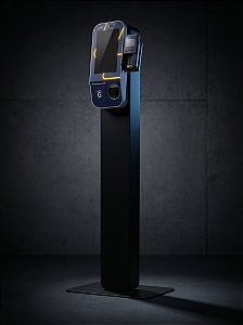 Pedestal Slim para Terminal Gertec — Suporte de Chão