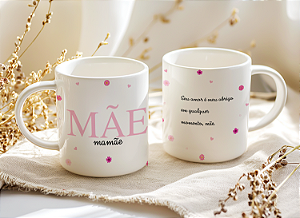Caneca porcelana Dia das Mães