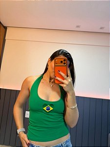 Blusa pétala Brasil