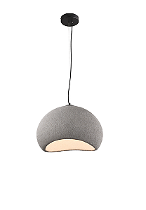 PENDENTE 30CM E27×1 METAL+RESINA CONCRETO CABO: 3M