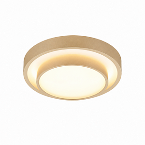 Plafon LED Dourado 50x11CM 45W Bivolt