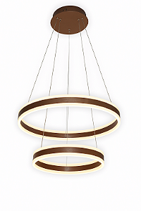 Pendente LED Luz Direta e Indireta 126W 3000K Bivolt Marrom (DCD03001)