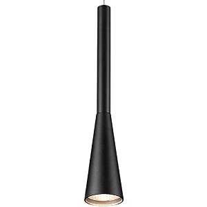Pendente LED Preto 10X10X15cm 6W 3000K (DCD01811)