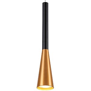 Pendente LED Gold Dourado 10X10X15CM 6W 3000K (DCD01815)
