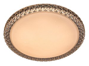 Plafon LED Redondo 40cm 24W 3000K 2100lm Bivolt (DCX00340)