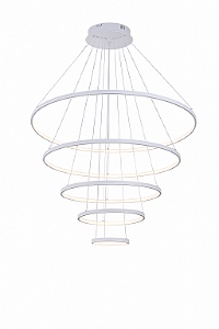 Pendente LED Branco 188W 3000K Bivolt 18800lm 5 Aros (DCD03110)