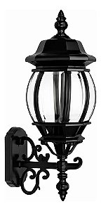 Arandela Clássica Colonial Retrô 56cm Cor Preto