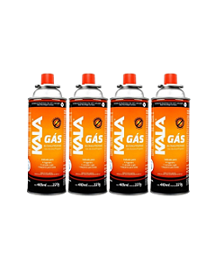 KIT 4 CARTUCHOS DE GÁS PORTÁTEIS - KALA