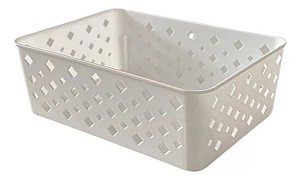 CESTO PREMIUM EMPILHAVEL - BRANCO