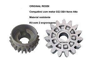 Kit Engrenagem Coroa Interna e Externa Motor Rossi DZ3 DZ4 Nano Original