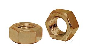 Porca sextavada Latão M10-1,50