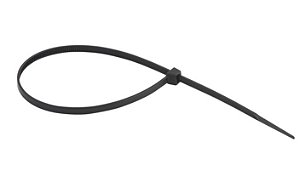 Abraçadeira Nylon Preta 200mm x 4,8mm 100 peças Nove54
