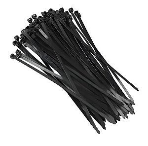 Abraçadeira Nylon 6.6 Preta 300x3,6mm