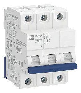 DISJUNTOR WEG MDWP-C25-3 3P 25A CURVA C 3KA 400V