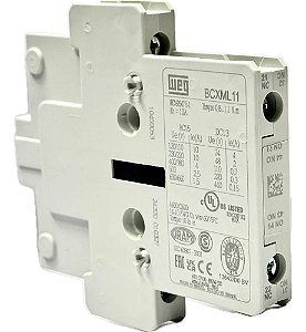 BLOCO DE CONTATO AUXILIAR LATERAL WEG BCXMLL11 1NA+1NF PARA CWM