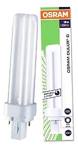 LAMPADA OSRAM DULUX 2 PINOS 18W 1200LM
