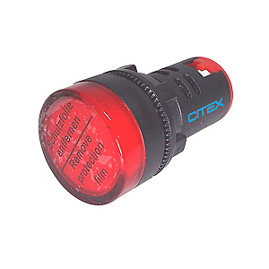 SINALEIRO CITEX LED AD16-22DS-R 110-220V 22MM VERMELHO