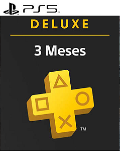 PLAYSTATION PLUS PSN DELUXE 3 MESES - PS5 - MÍDIA DIGITAL