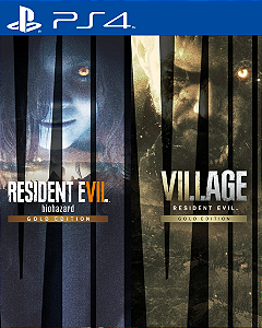 RESIDENT EVIL 7 GOLD EDITION & VILLAGE GOLD EDITION - PS4 - MÍDIA DIGITAL