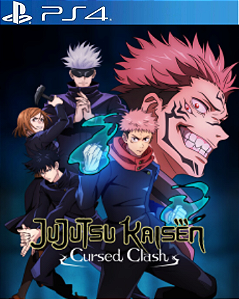 JUJUTSU KAISEN CURSED CLASH - PS4 - MÍDIA DIGITAL