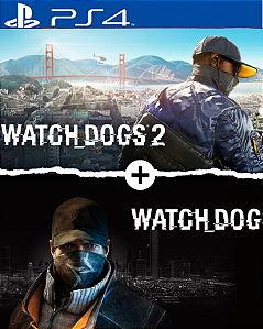 WATCH DOGS BUNDLE 1+2 - PS4 - MIDIA DIGITAL