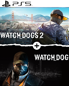 WATCH DOGS BUNDLE 1+2 - PS5 - MIDIA DIGITAL