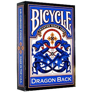 Baralho Premium Bicycle Dragon Back Blue / Azul Coleção