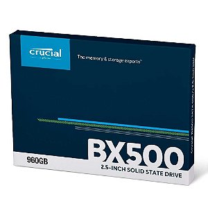 SSD 960GB SATAIII BX500 CT960BX500SSD1 - CRUCIAL