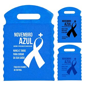 100 Sacolinhas Lixocar Tnt Personalizadas Para Novembro Azul