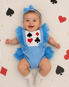 Romper Inspiração Alice no país das Maravilhas