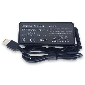 Fonte para Lenovo 20V 3.25 CONECTOR USB 65W